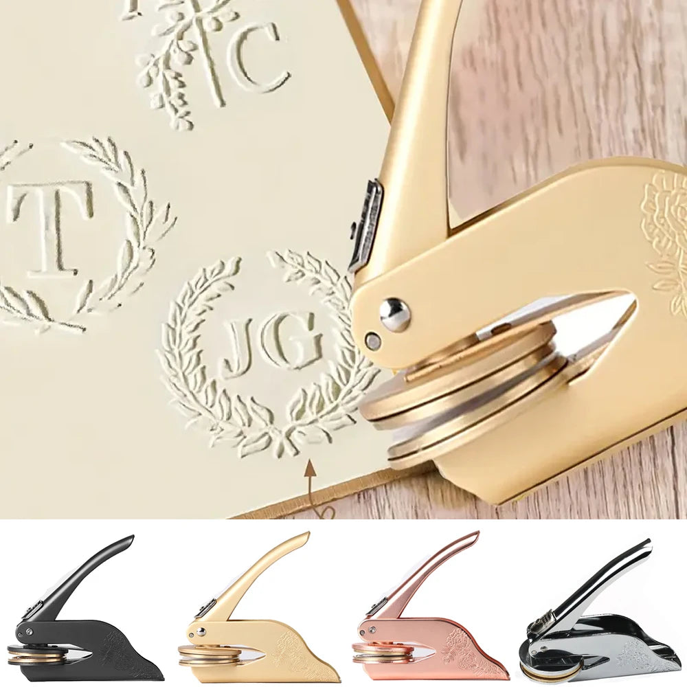 Choice Custom Embossing Stamp Monogram Embosser Weddings