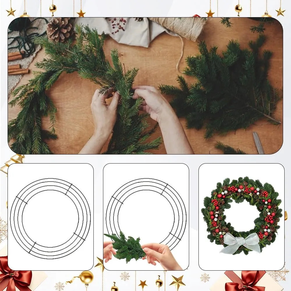 Evecholewreath04 4 Pack Wreath Frame Set For DIY Projects
