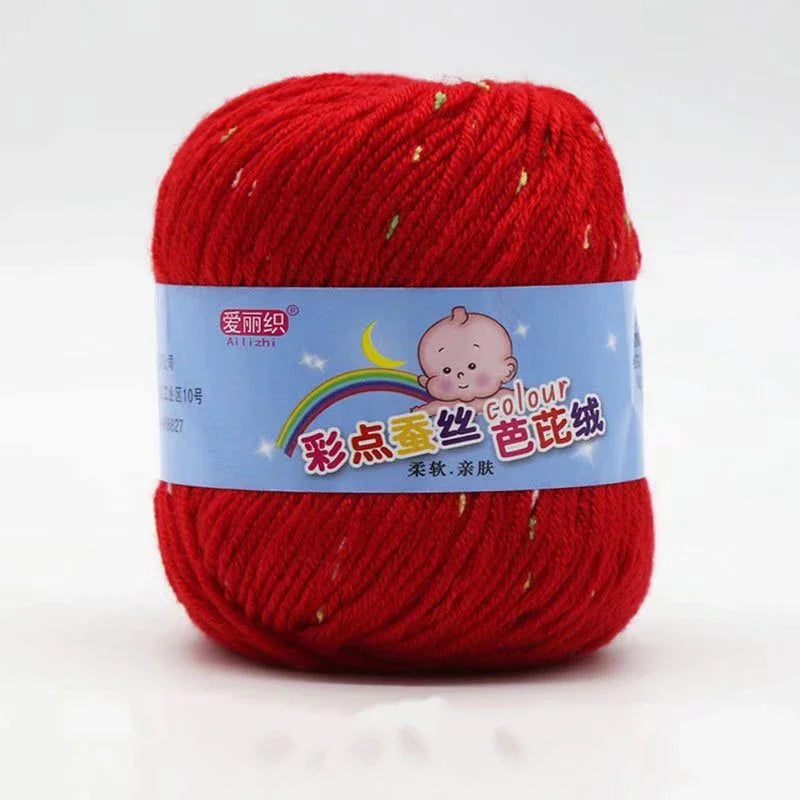 Zhejiang Milk Fiber Cashmere Wool Knitting Yarn For Crochet