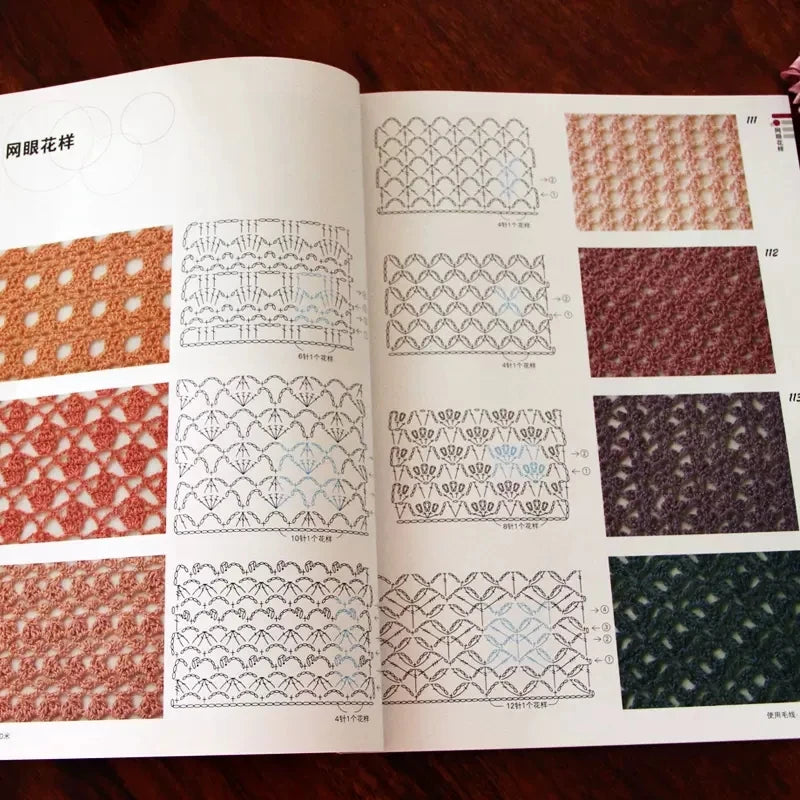 Nbyinto Japanese Crochet 300 Patterns Pieces Knitting Book