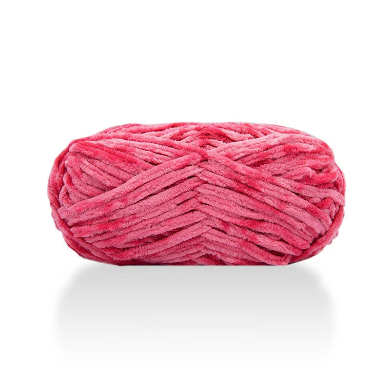 Zhejiang CN Chenille Velvet Yarn 100g 80m Carded Polyester