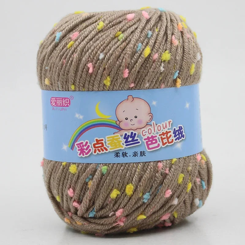 Zhejiang Milk Fiber Cashmere Wool Knitting Yarn For Crochet