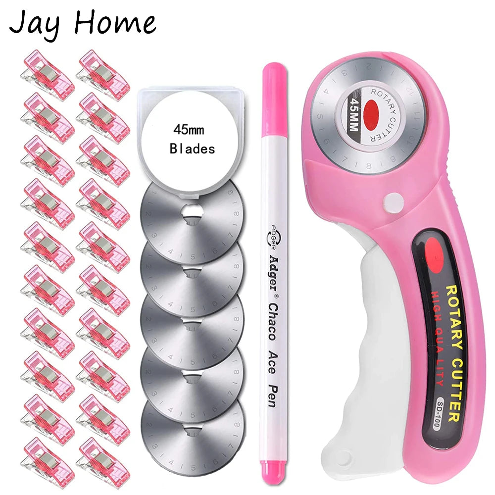 JAY HOME Rotary Cutter Kit With Replacement Blades Accessories