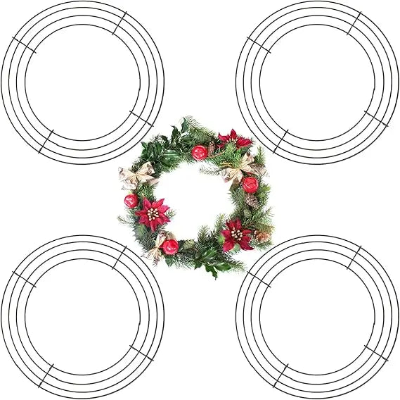 Evecholewreath04 4 Pack Wreath Frame Set For DIY Projects