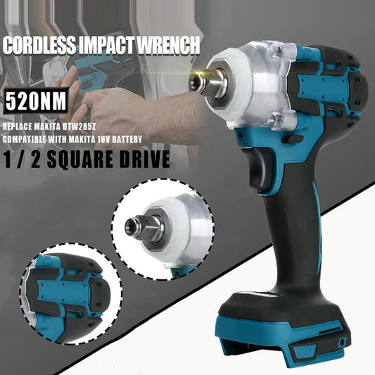 Magnitt Cordless Brushless Impact Wrench 18V Toolbox Set