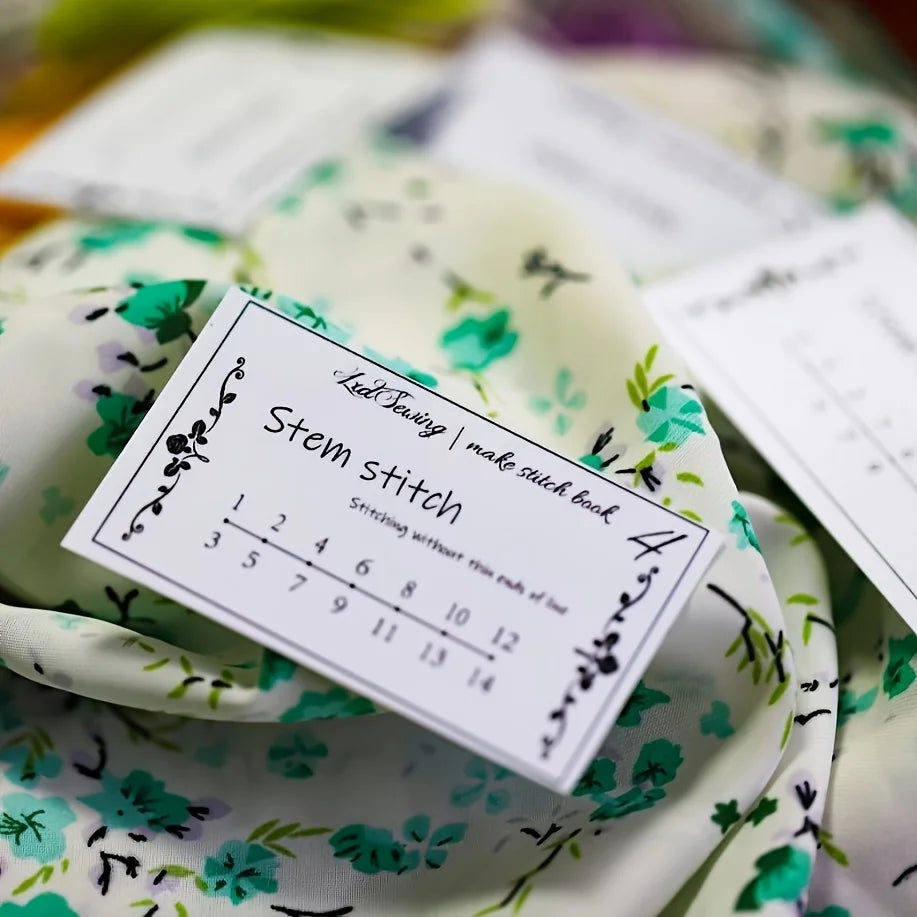 Choice Mini Creative Sewing Book Beginners Guide And Embroidery Cards