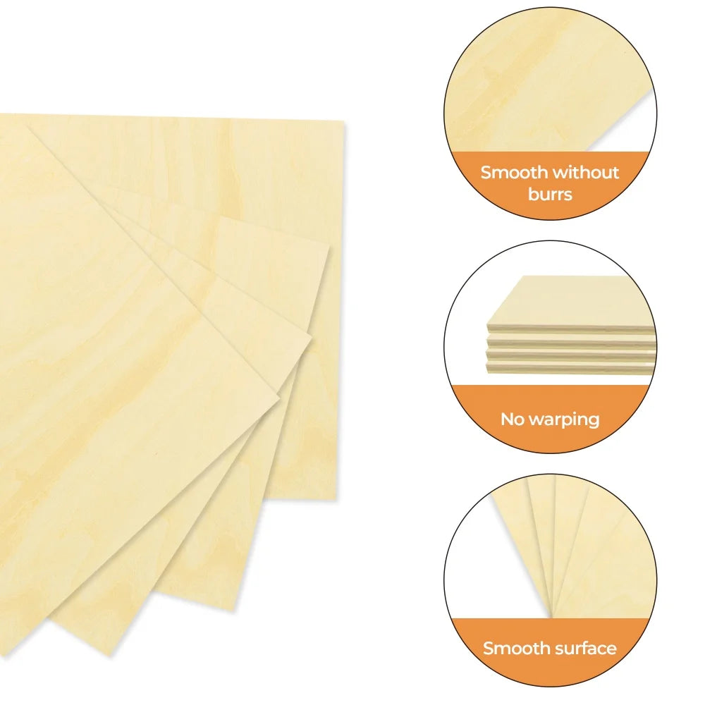 Basswood Plywood Sheets For Laser Engraving DIY Projects