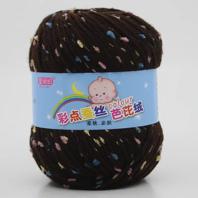 Zhejiang Milk Fiber Cashmere Wool Knitting Yarn For Crochet