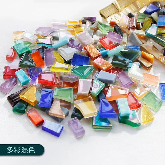 Choice Glass Mosaic Tiles DIY Mosaic Stones For Craft Arts