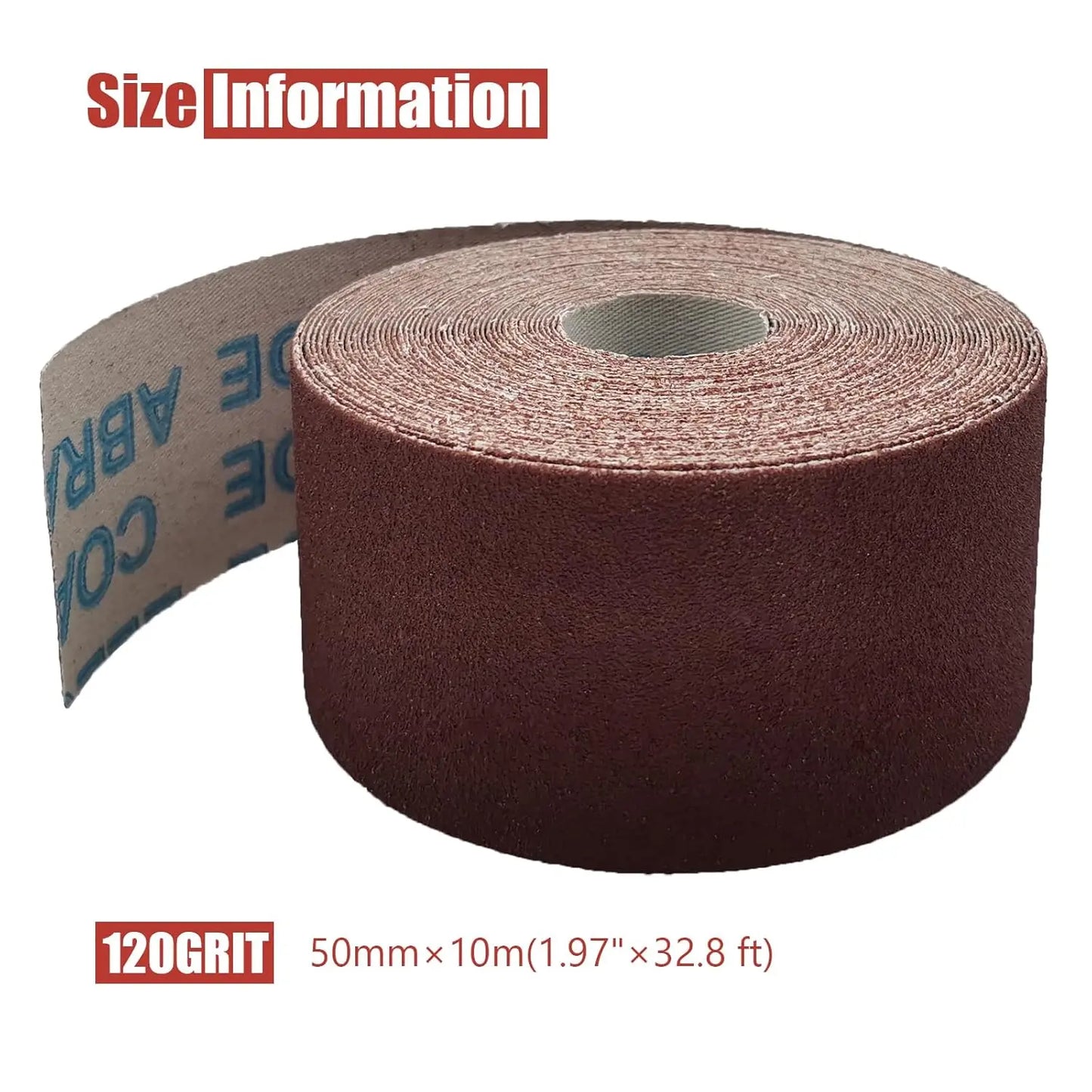 Emery Cloth Roll 400 Grit Sandpaper for Wood and Metal