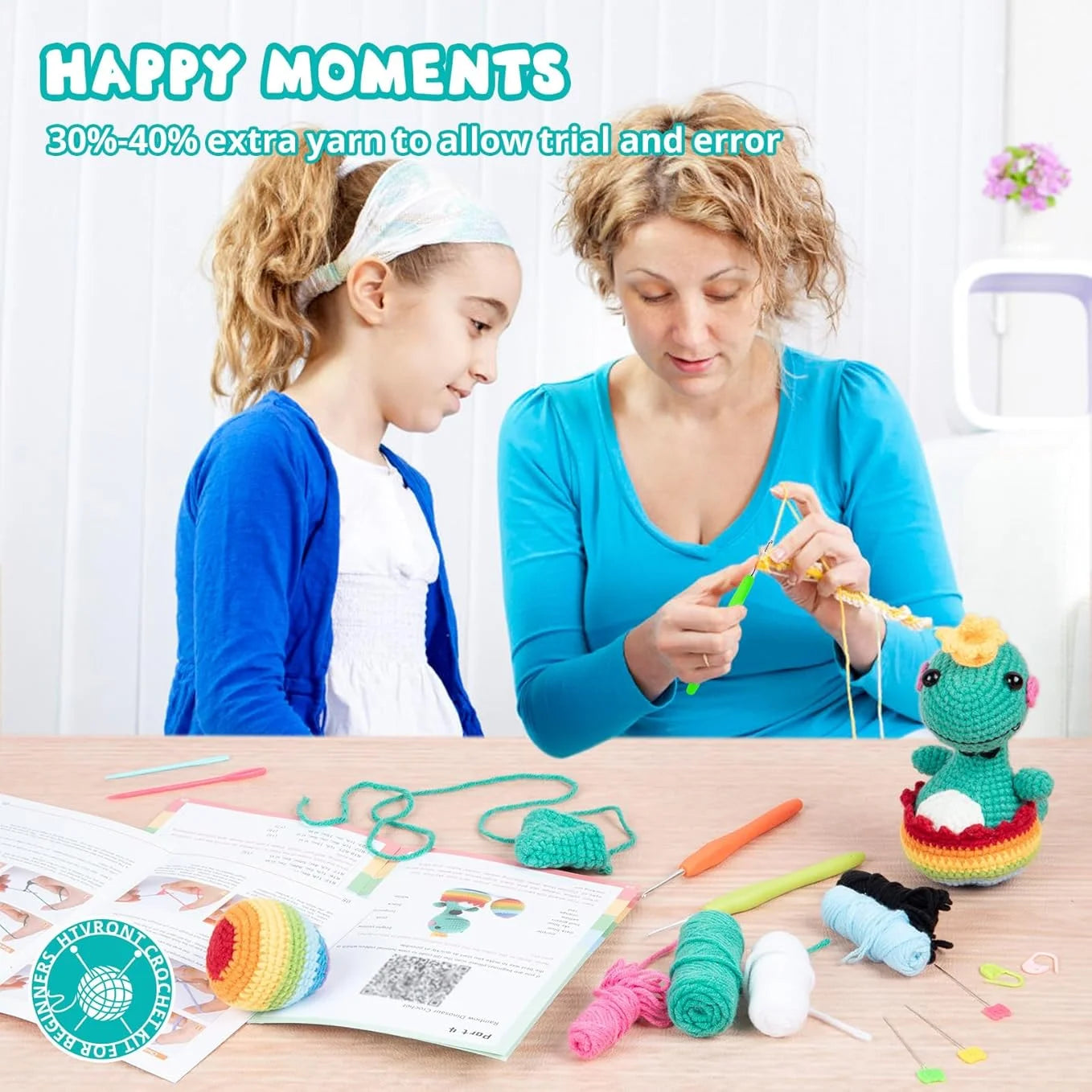 HTVRONT Crochet Animal Kit for Beginners Video Tutorial