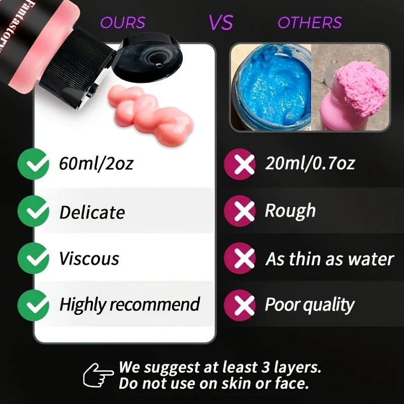 Fantastory Glow In The Dark Paint Set 10pc 60ml Neon