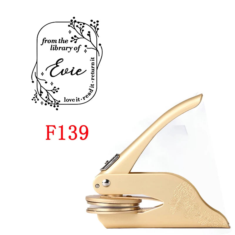 Choice Custom Embossing Stamp Monogram Embosser Weddings