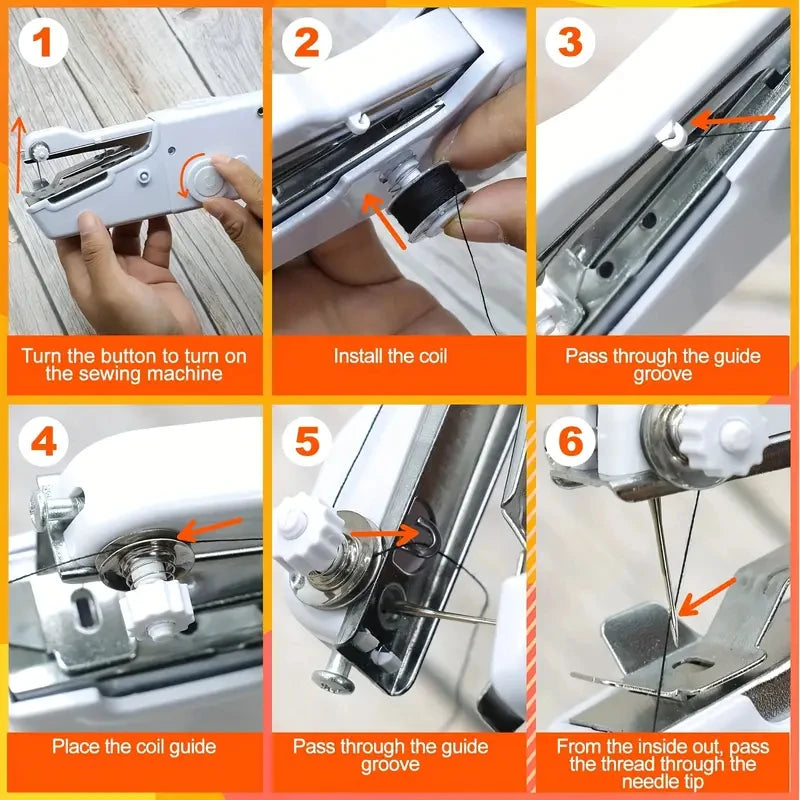 USB Portable Handheld Sewing Machine With Adjustable Speed