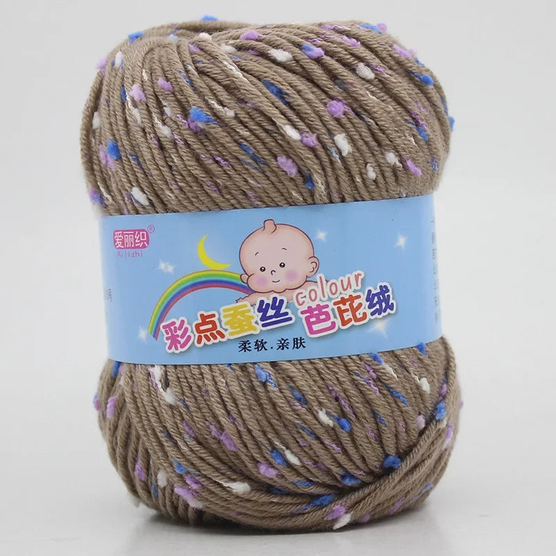 Zhejiang Milk Fiber Cashmere Wool Knitting Yarn For Crochet