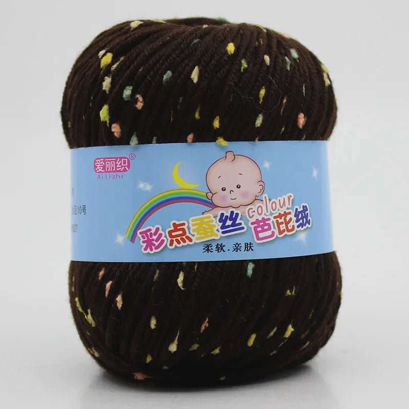 Zhejiang Milk Fiber Cashmere Wool Knitting Yarn For Crochet