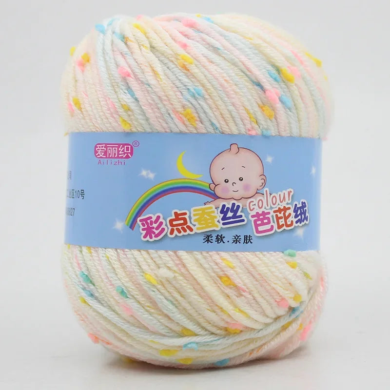 Zhejiang Milk Fiber Cashmere Wool Knitting Yarn For Crochet