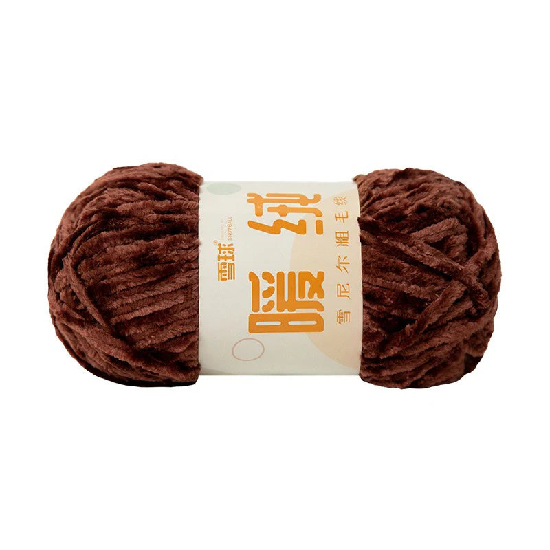 Zhejiang CN Chenille Velvet Yarn 100g 80m Carded Polyester