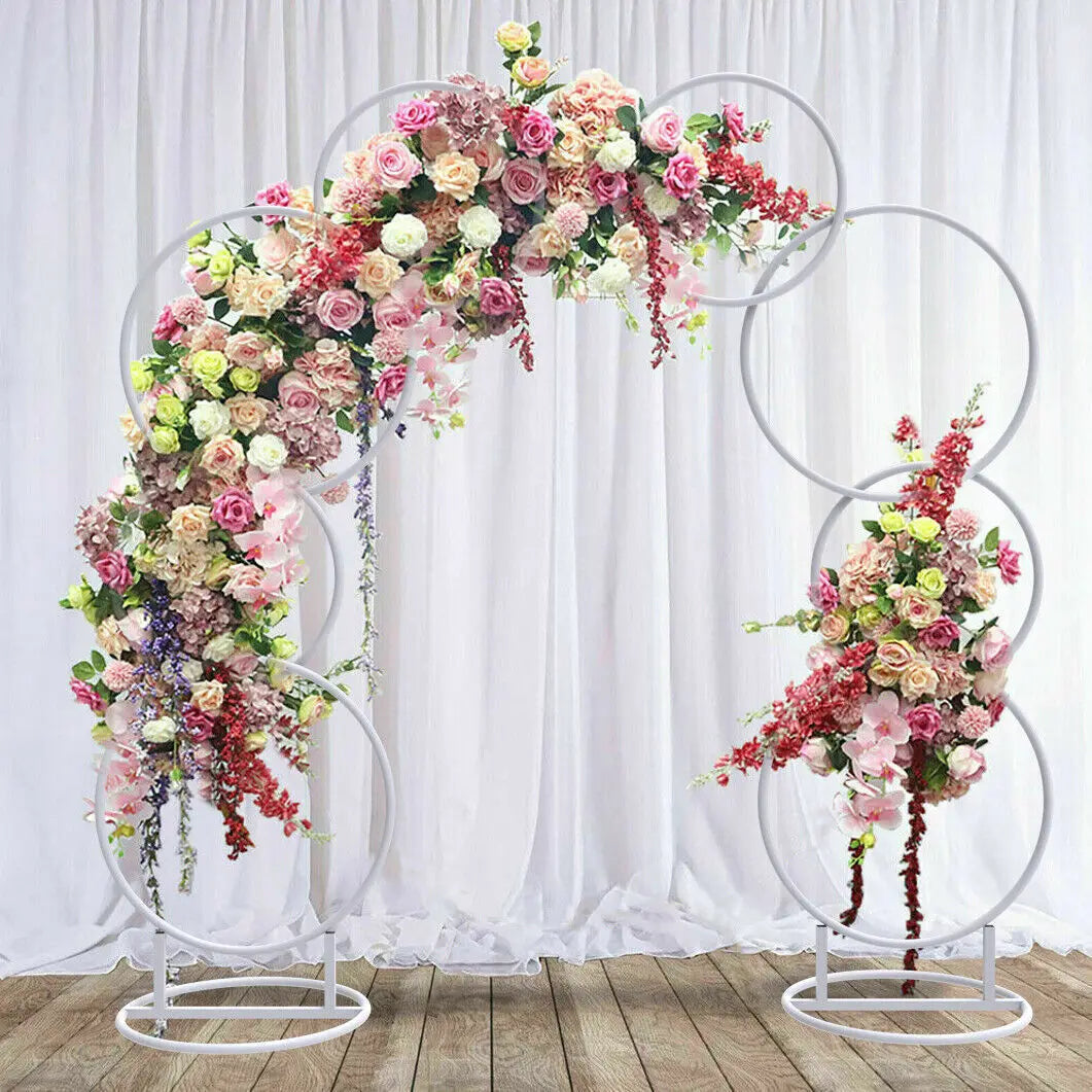 Guangdong Wedding Flower Display Frame Round Arch Backdrop