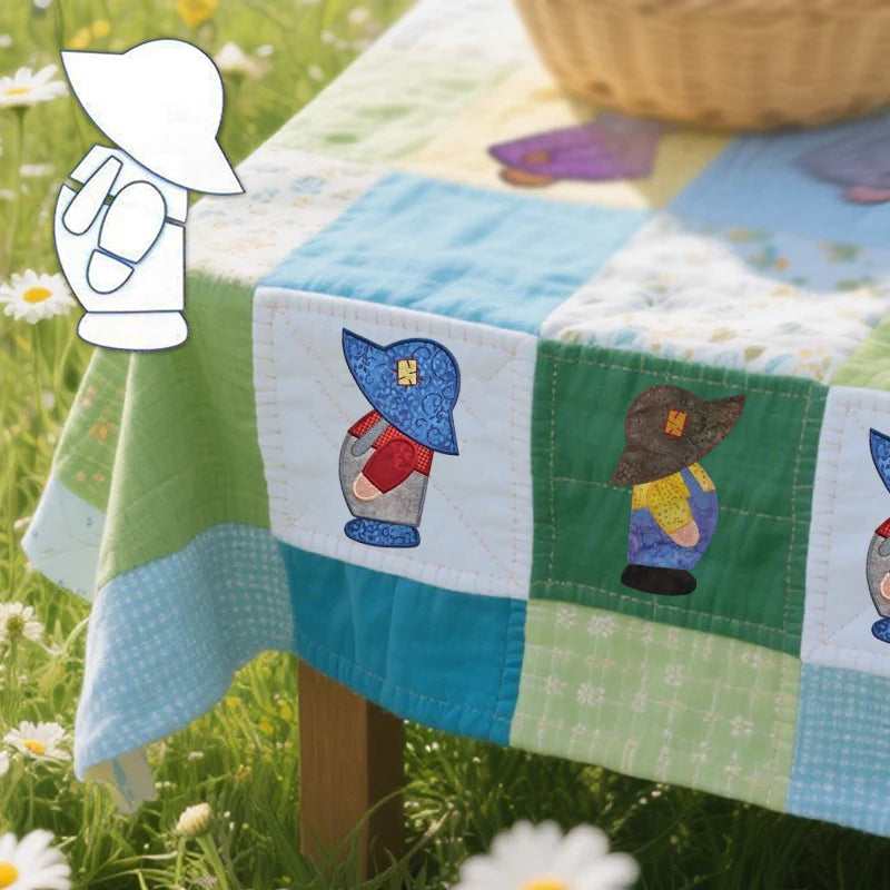 YOMDID 7pcs Standing Boy And Girl Template Acrylic Stencil