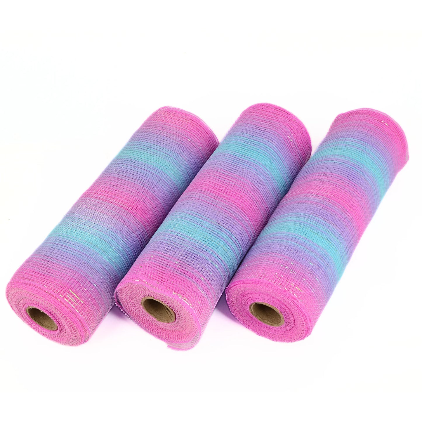 Zhejiang Polyester Mesh Ribbons With Metallic For Holidays