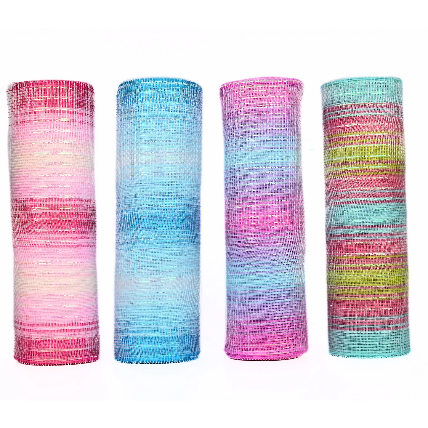 Zhejiang Polyester Mesh Ribbons With Metallic For Holidays