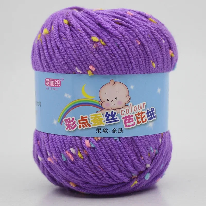 Zhejiang Milk Fiber Cashmere Wool Knitting Yarn For Crochet