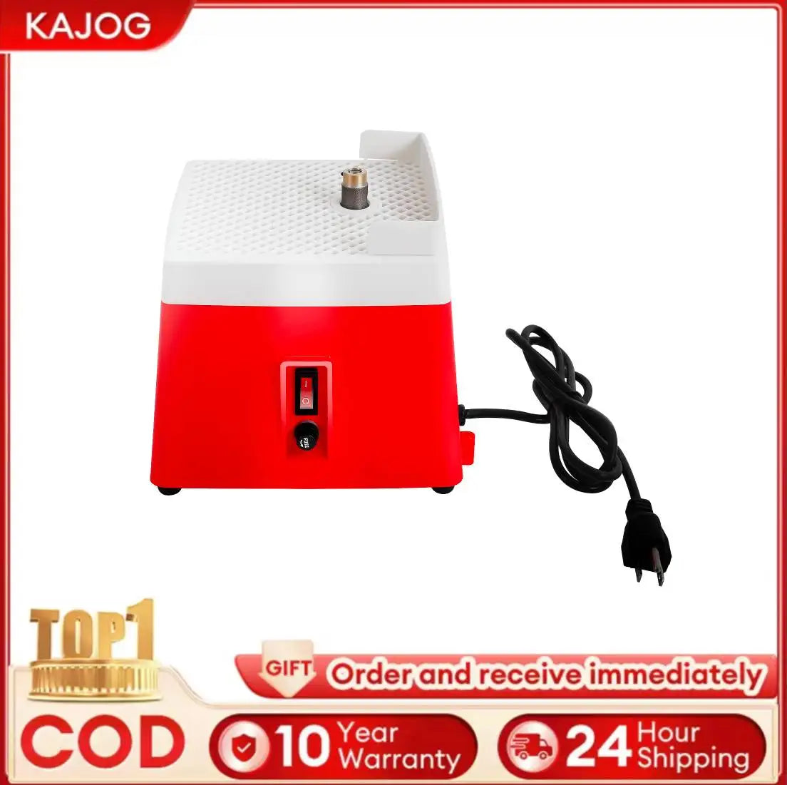 Red Mini Electric Grinder for Stained Glass Polishing