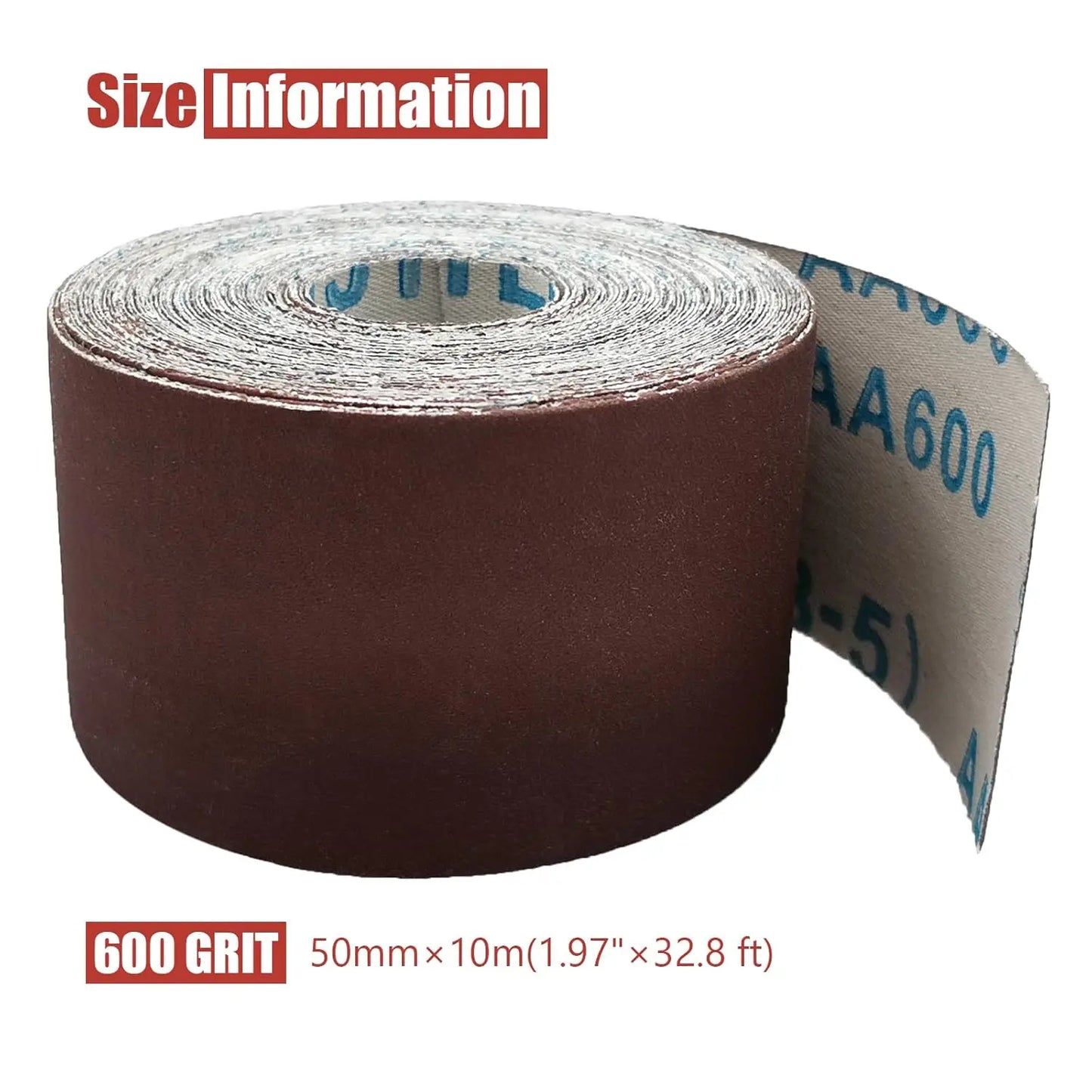Emery Cloth Roll 400 Grit Sandpaper for Wood and Metal