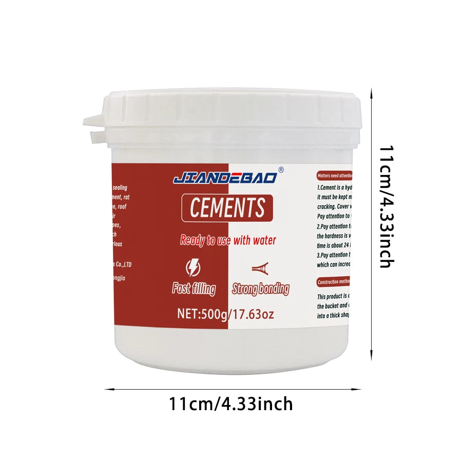 Cement Repair Paste Indoor Outdoor Crack Filler Waterproof