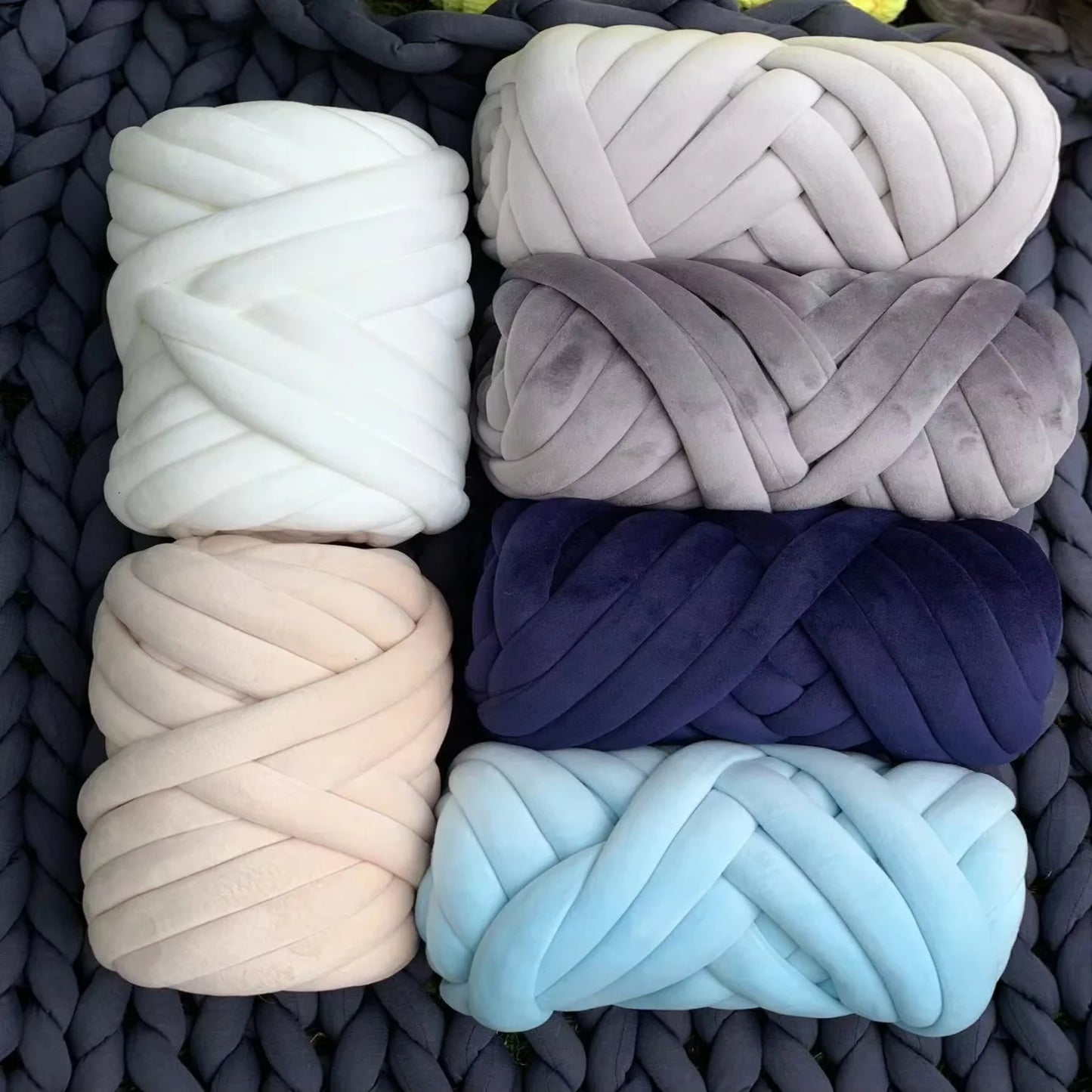Wholesale Chunky Velvet Cotton Knitting Yarn, Multiple Colors