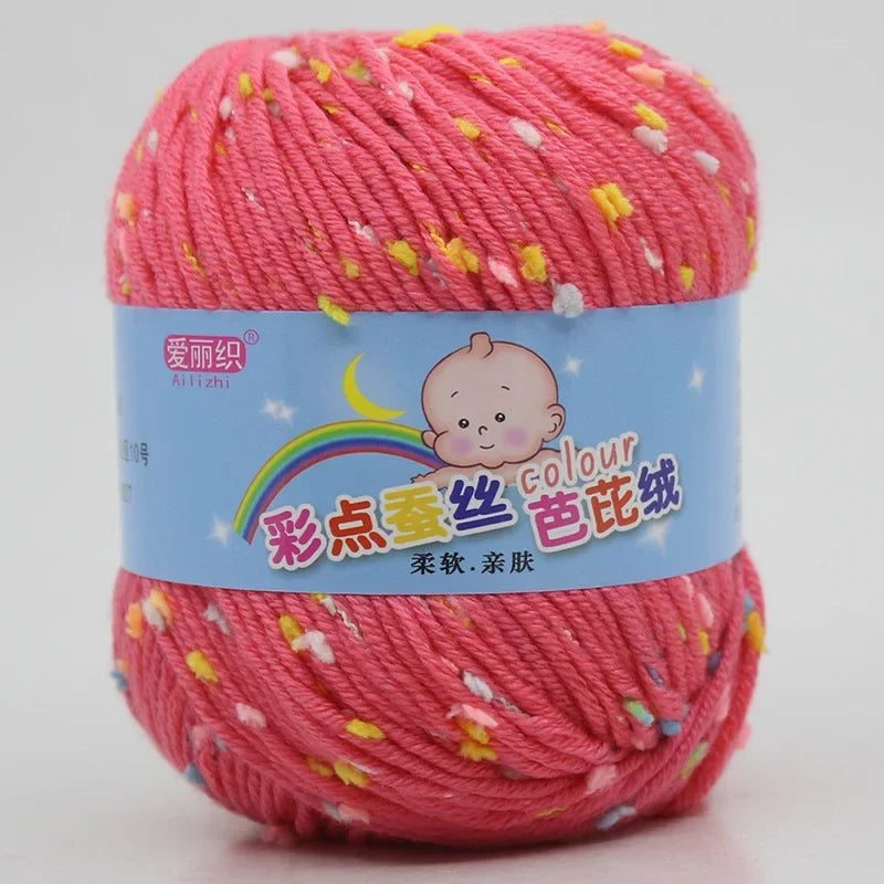 Zhejiang Milk Fiber Cashmere Wool Knitting Yarn For Crochet