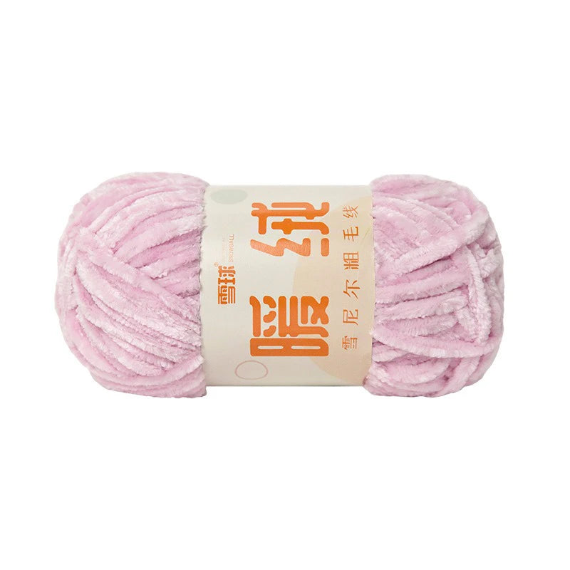 Zhejiang CN Chenille Velvet Yarn 100g 80m Carded Polyester