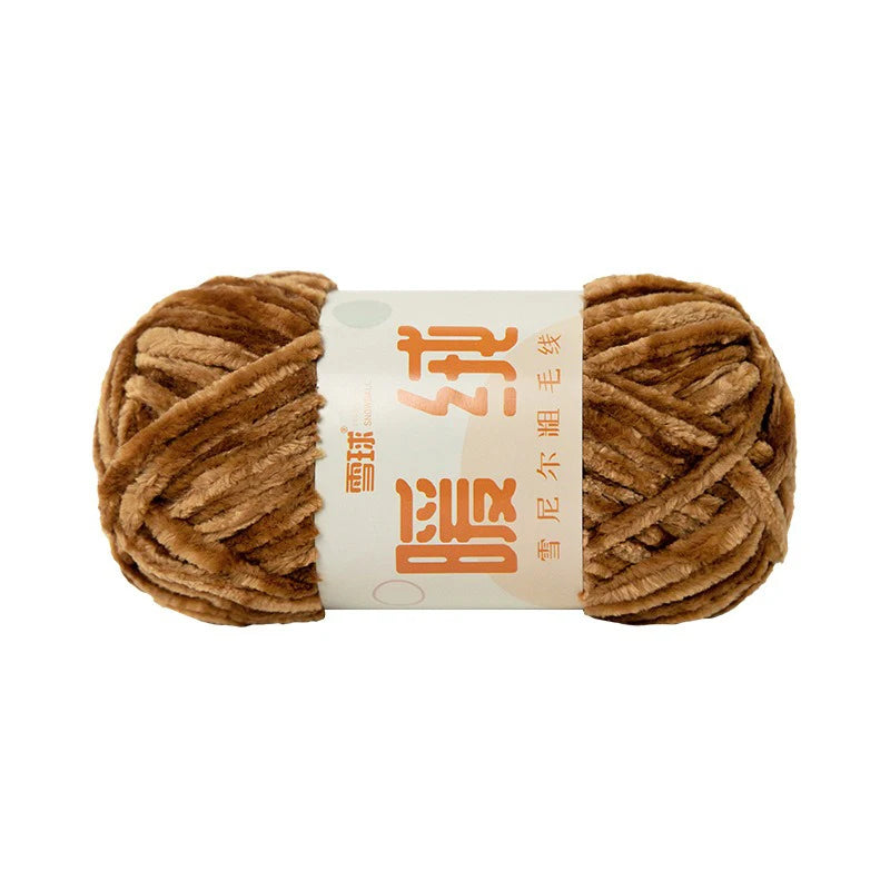 Zhejiang CN Chenille Velvet Yarn 100g 80m Carded Polyester