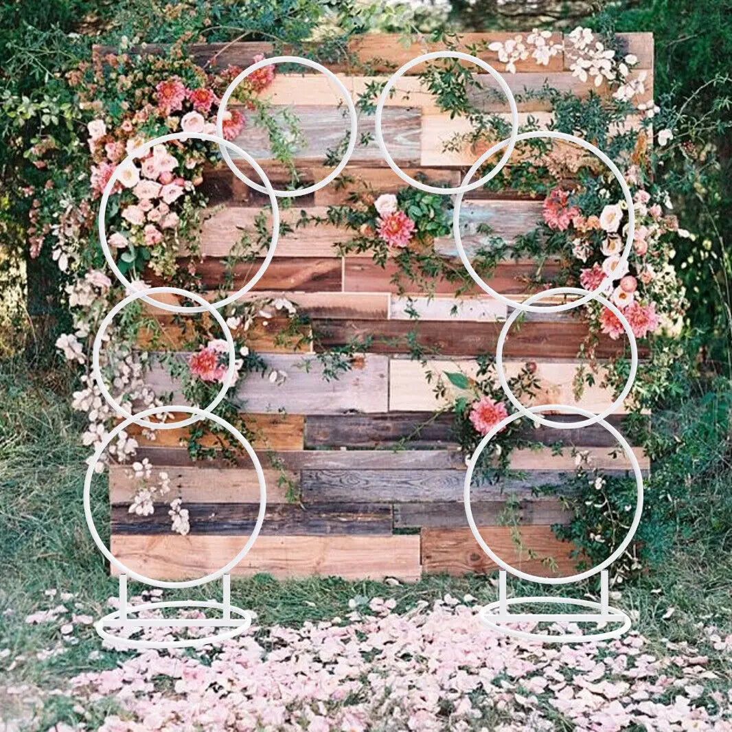 Guangdong Wedding Flower Display Frame Round Arch Backdrop