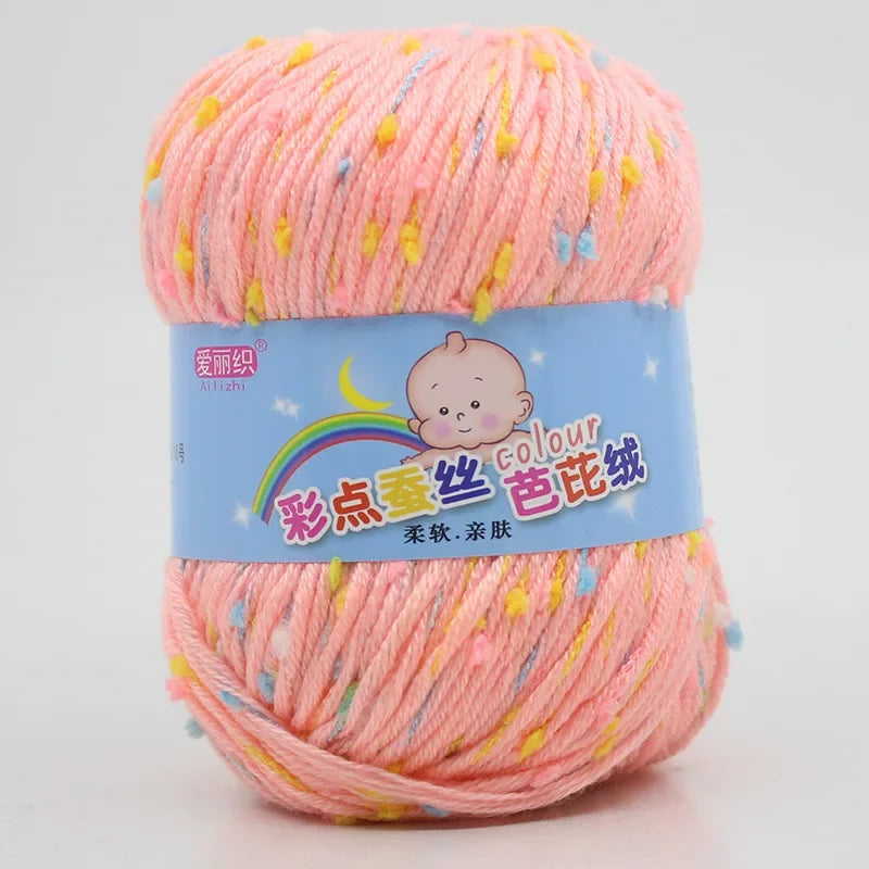 Zhejiang Milk Fiber Cashmere Wool Knitting Yarn For Crochet