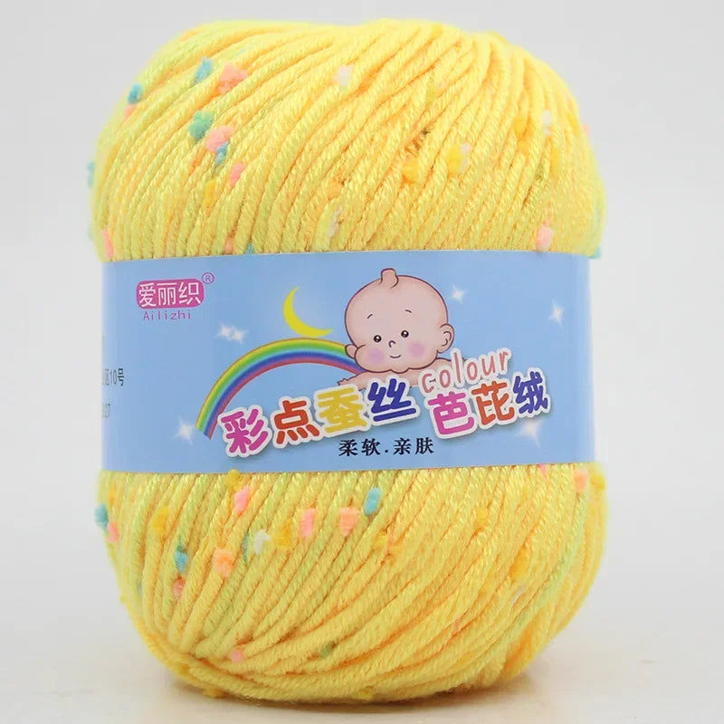 Zhejiang Milk Fiber Cashmere Wool Knitting Yarn For Crochet