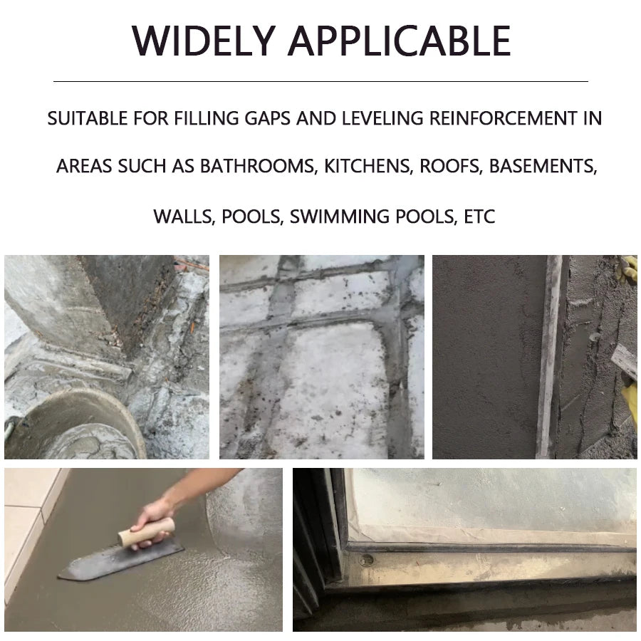 Cement Repair Paste Indoor Outdoor Crack Filler Waterproof