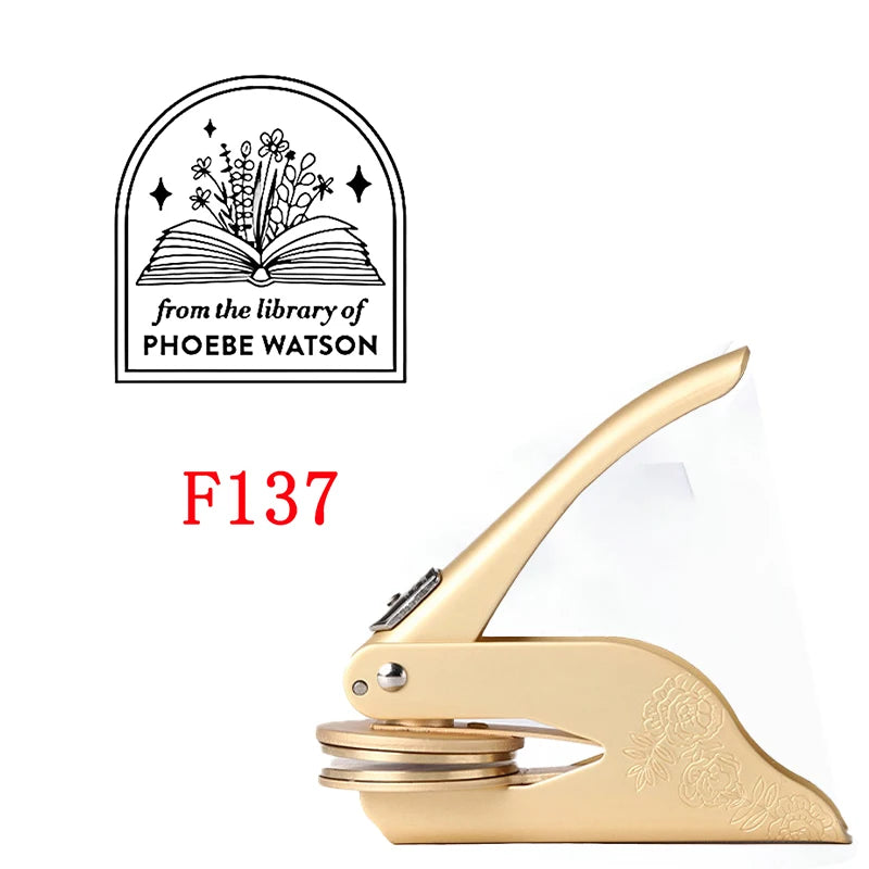 Choice Custom Embossing Stamp Monogram Embosser Weddings