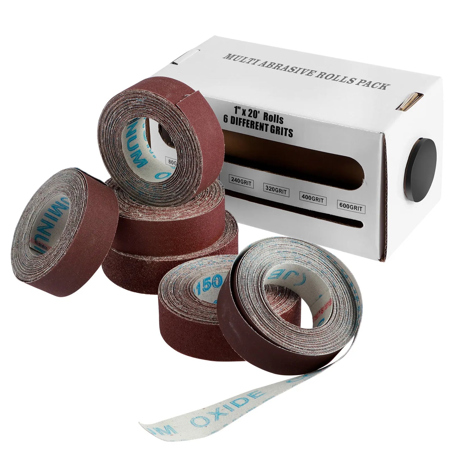 80-600 Grit Sandpaper Rolls for Wood and Metal Polishing
