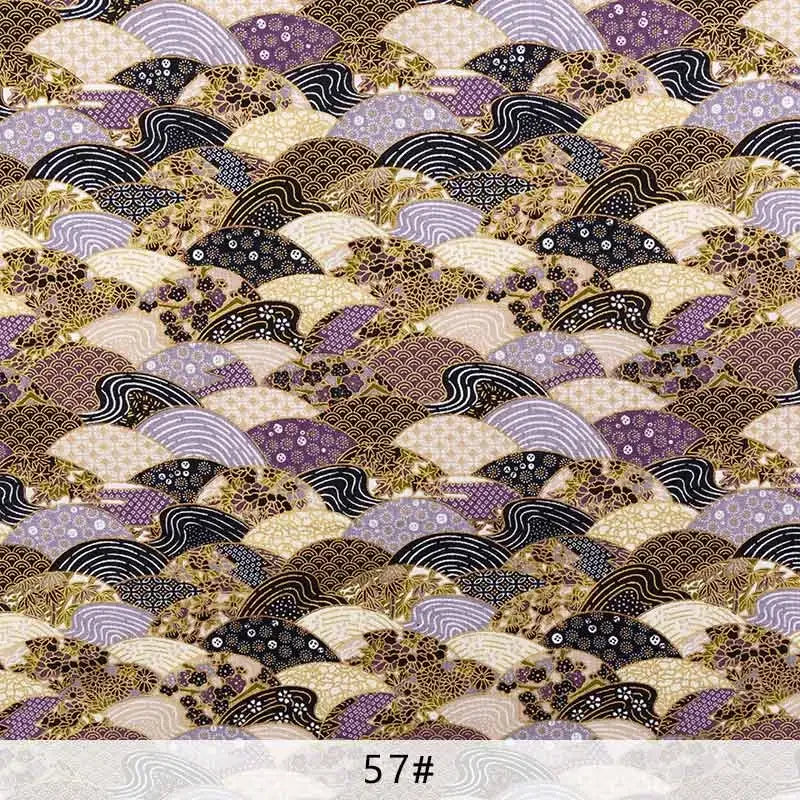 Xintianji Bronzed Japanese Cotton Fabric For DIY Crafts