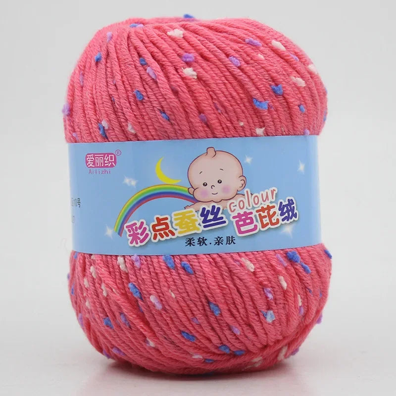 Zhejiang Milk Fiber Cashmere Wool Knitting Yarn For Crochet