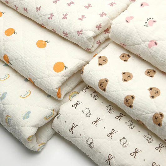 100 Percent Cotton Printed Quilted Fabric For DIY Pajamas