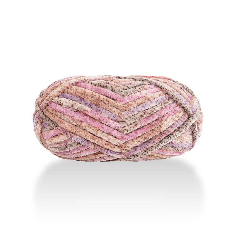 Zhejiang CN Chenille Velvet Yarn 100g 80m Carded Polyester