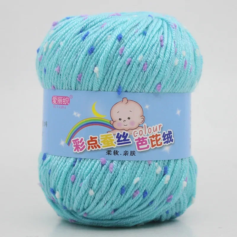 Zhejiang Milk Fiber Cashmere Wool Knitting Yarn For Crochet