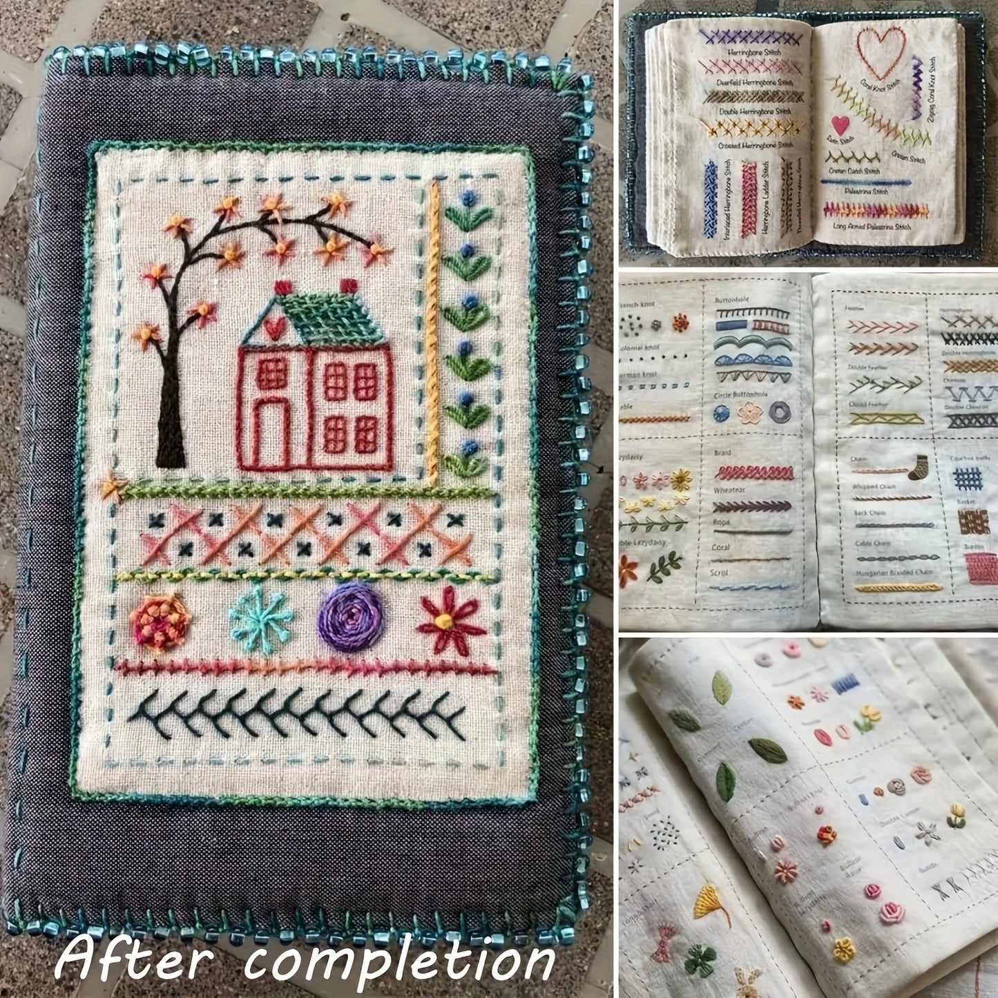 Frame Embroidery Stitch Book For Beginners Practical Guide