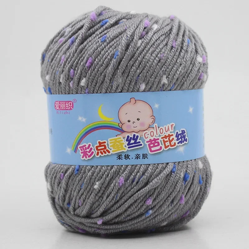 Zhejiang Milk Fiber Cashmere Wool Knitting Yarn For Crochet