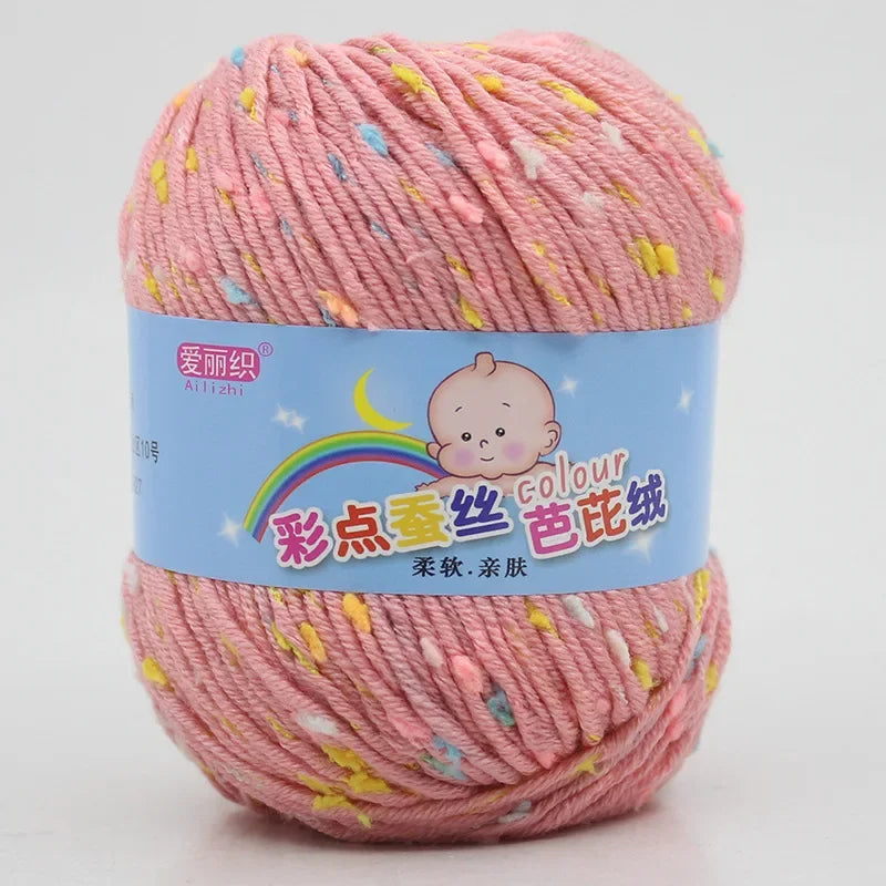 Zhejiang Milk Fiber Cashmere Wool Knitting Yarn For Crochet
